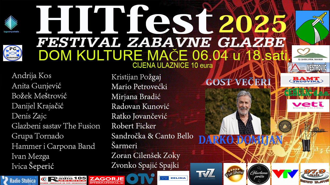 Hitfest 2025. 32 glazbeni festival u organizaciji Udruge Hit Scena i Općine Mače.